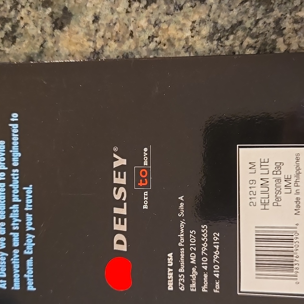 DELSEY “Helium Lite” Personal Bag - Picture 2 of 16